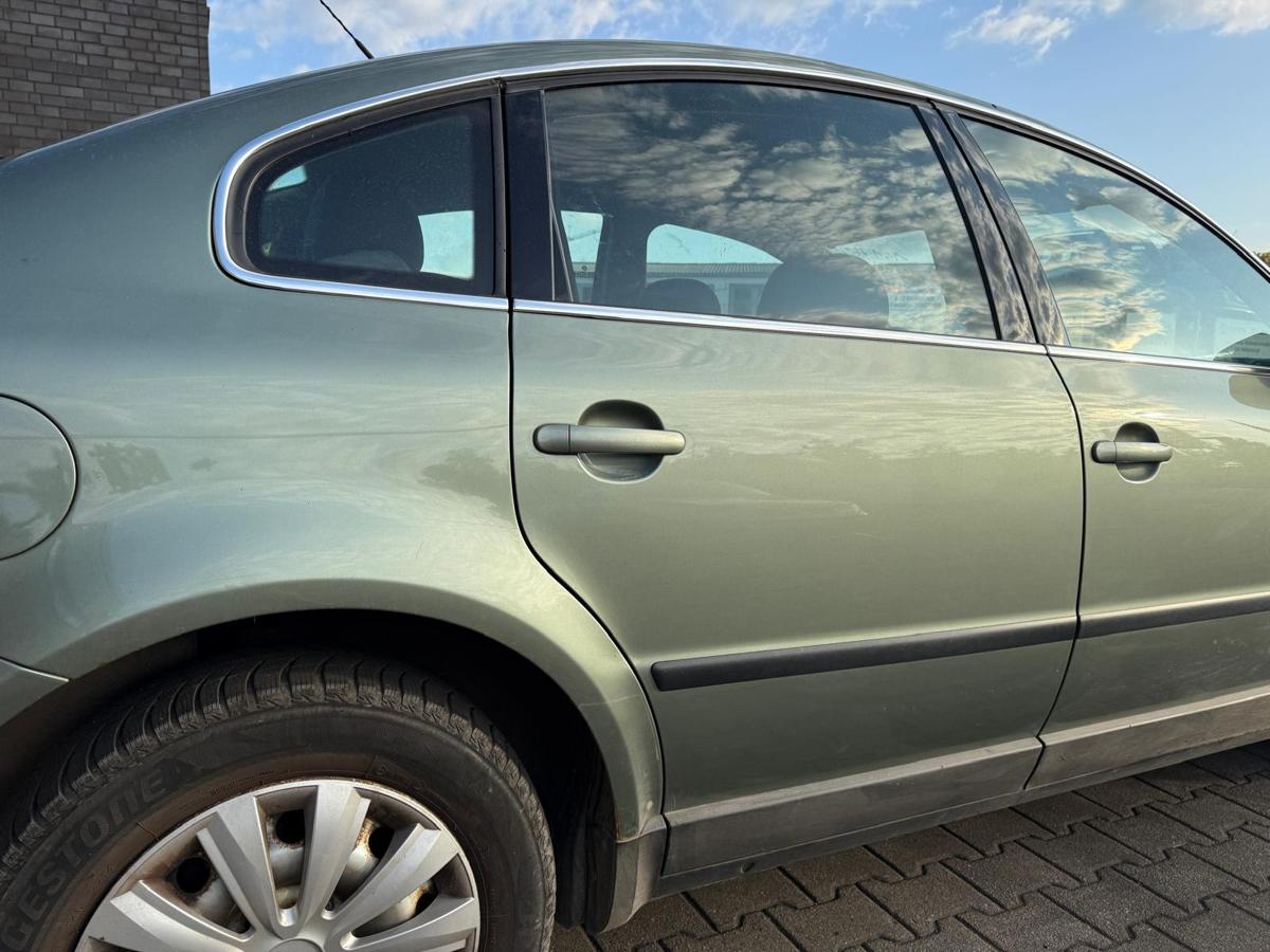 VW Passat 3BG original Tür hinten rechts LA6W Frescogrün Limousine Rohbau BJ01